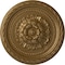 Ekena Millwork Palmetto Ceiling Medallion, Hand-Painted Pale Gold, 11 1/2"OD x 1"P CM11PAPAS - alternate 1